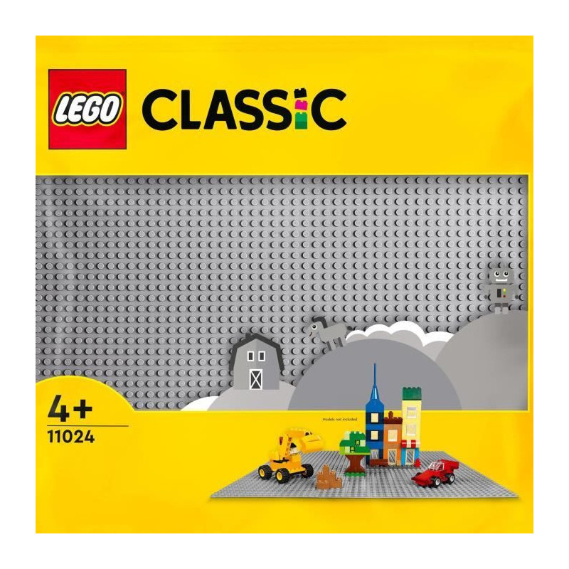 LEGO 11024 Classic The Gray Building Plate 48x48, Base Base for Buildi