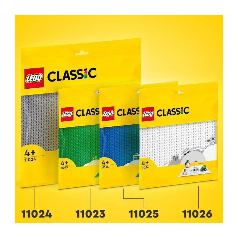 LEGO 11024 Classic The Gray Building Plate 48x48, Base Base for Buildi