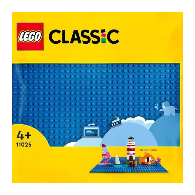 LEGO 11025 Classic The Blue Building Plate 32x32, Base Base for Buildi