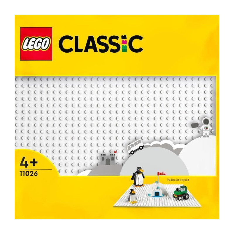 LEGO 11026 Classic The White Building Plate 32x32, Base Base for Build