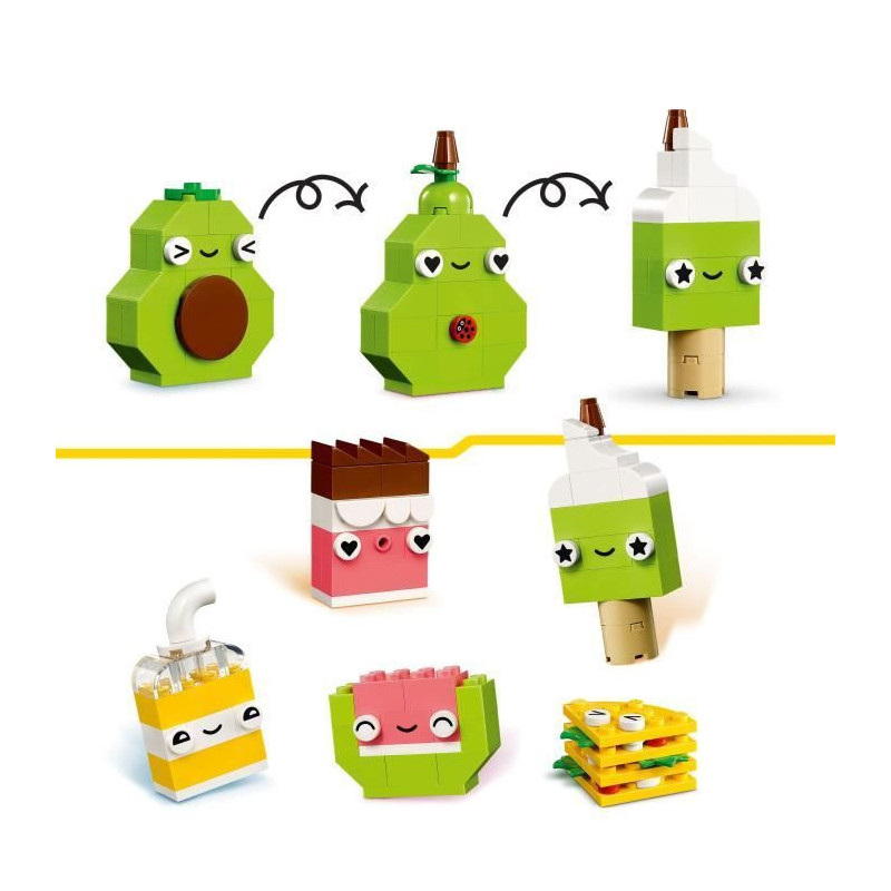 LEGO Classic 11039 Creative Food - Building Toy for Kids Ages 4 and Up