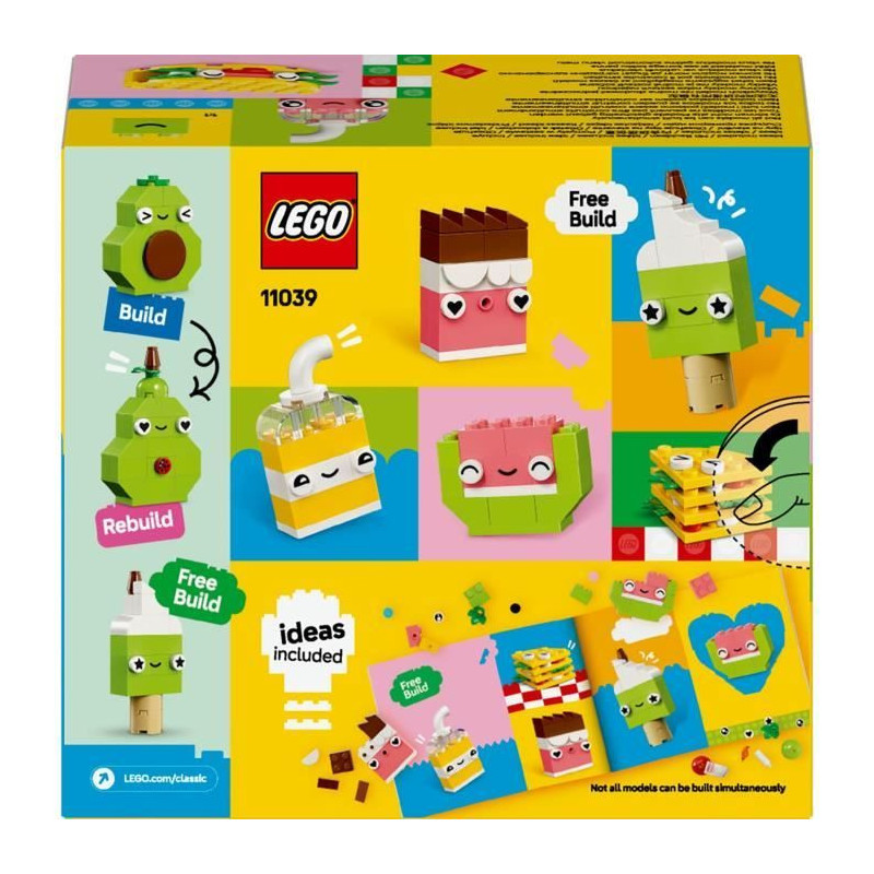 LEGO Classic 11039 Creative Food - Building Toy for Kids Ages 4 and Up