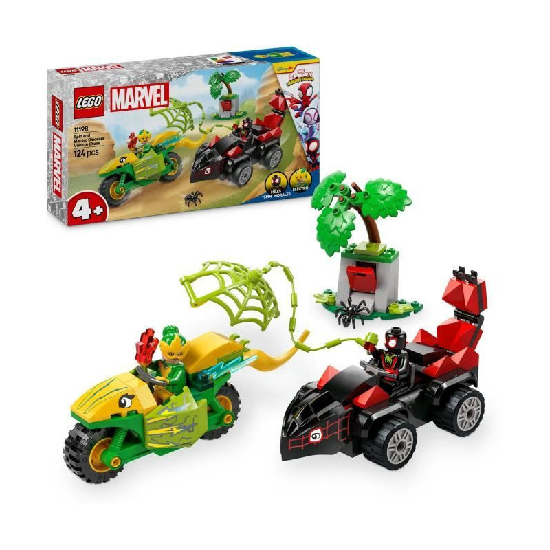 LEGO Marvel 11198 Spin and Electro Dino Chase - Spidey and His Amazing