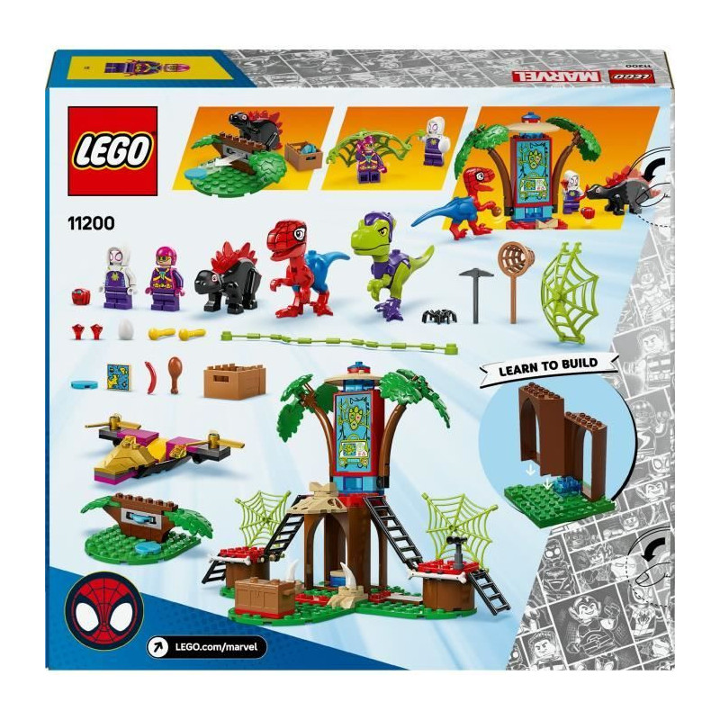 LEGO Marvel 11200 Spidey vs. Gobby's Raptor at the Treehouse - Spidey