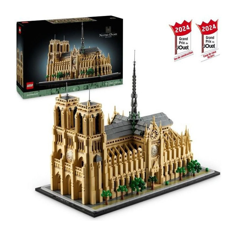 LEGO Architecture 21061 Notre-Dame de Paris - Building Set for Adults