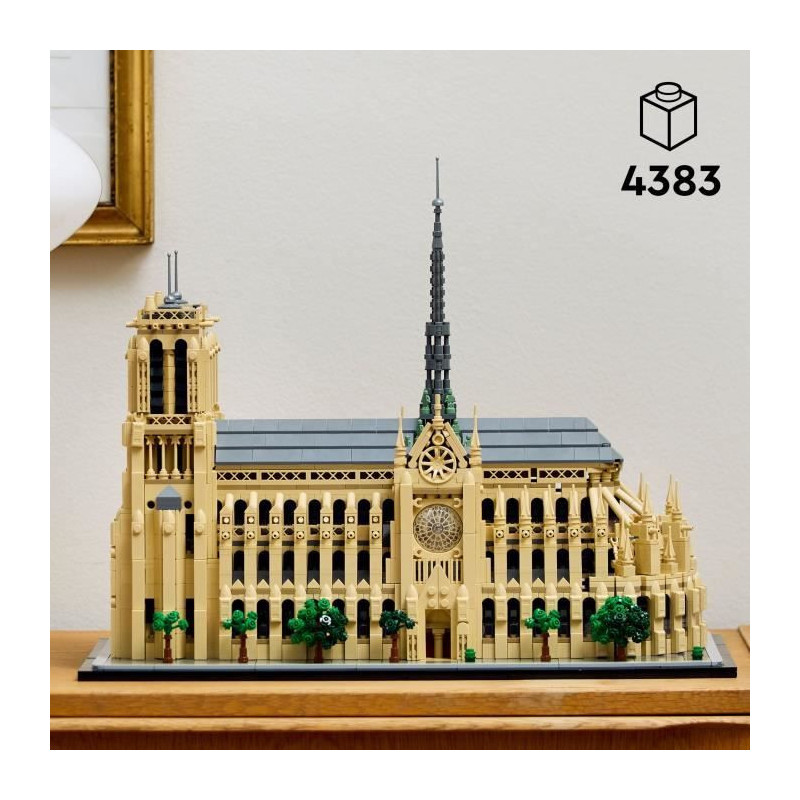 LEGO Architecture 21061 Notre-Dame de Paris - Building Set for Adults