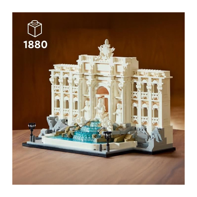 LEGO Architecture 21062 Trevi Fountain – Rome Building Set for Adult