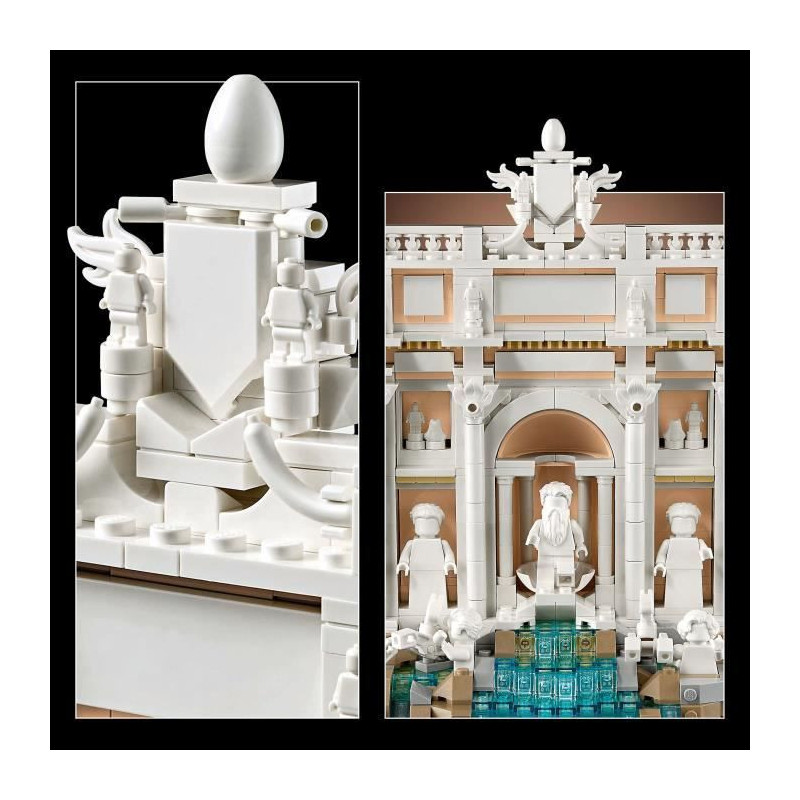 LEGO Architecture 21062 Trevi Fountain – Rome Building Set for Adult