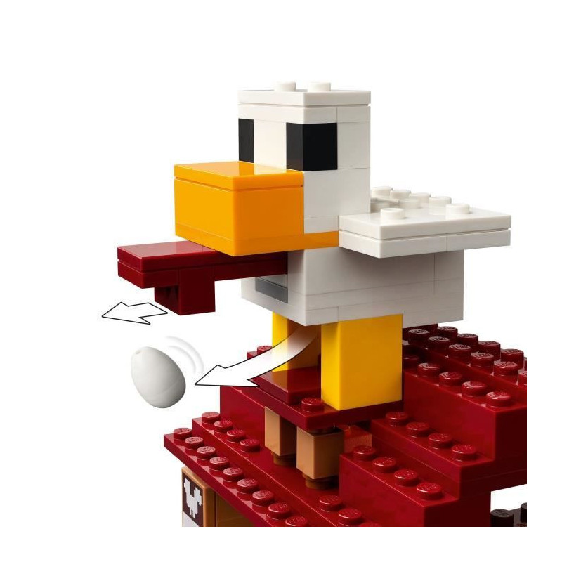 LEGO Minecraft 21273 Ghasts Attack the Village - Game for Boys Ages 10