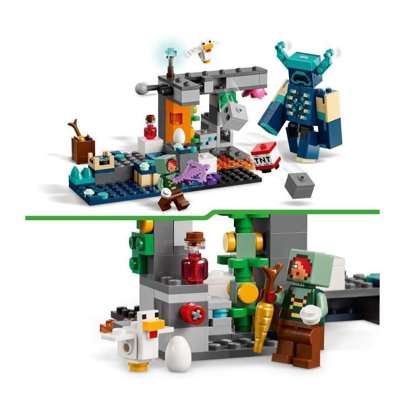 LEGO Minecraft 21274 Warden's Encounter - Collectible Toy for Boys Age