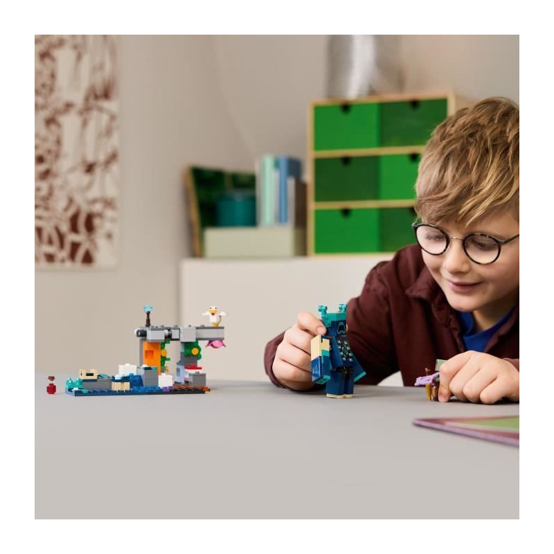 LEGO Minecraft 21274 Warden's Encounter - Collectible Toy for Boys Age