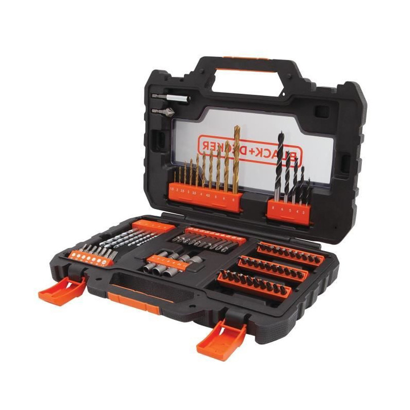 BLACK & DECKER Box 76 accessories drilling screwing A7231
