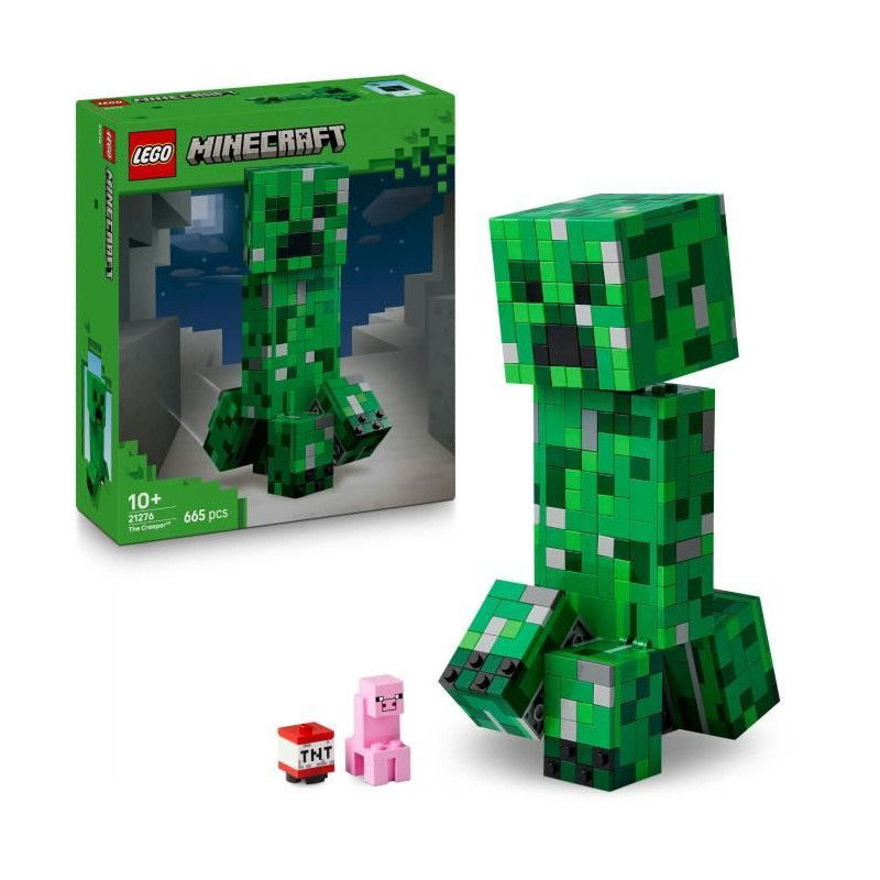 LEGO Minecraft 21276 The Creeper - Building Set for Boys Ages 10 - Fig
