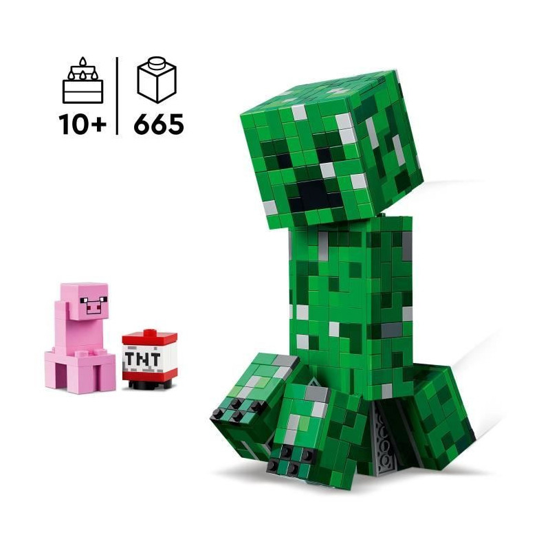 LEGO Minecraft 21276 The Creeper - Building Set for Boys Ages 10 - Fig
