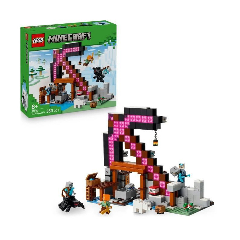 LEGO Minecraft 21277 Pickaxe Mine - Building Set for Boys Ages 8