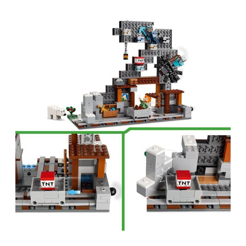 LEGO Minecraft 21277 Pickaxe Mine - Building Set for Boys Ages 8