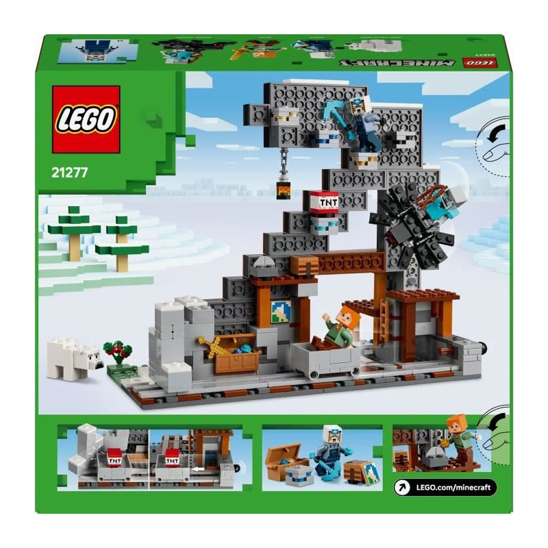 LEGO Minecraft 21277 Pickaxe Mine - Building Set for Boys Ages 8