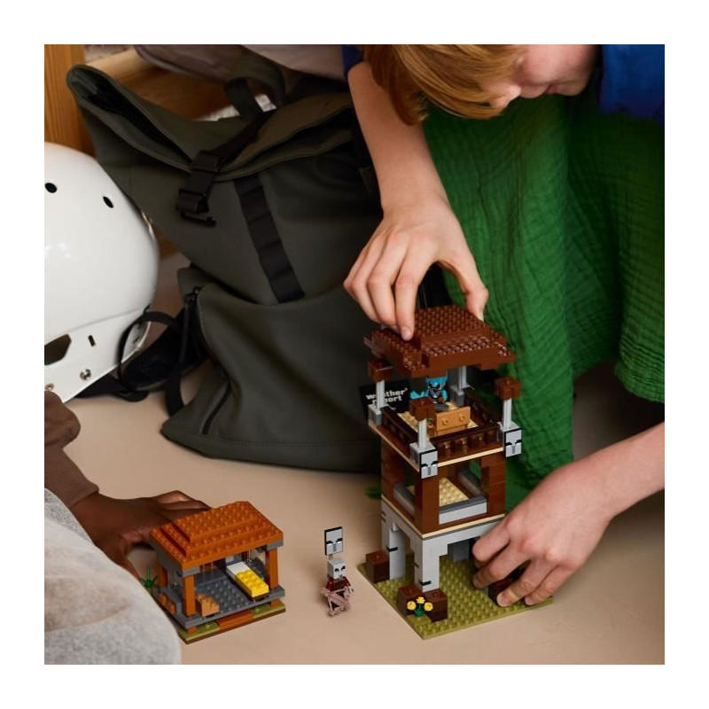 LEGO Minecraft 21278 Pillager Outpost and the Ravager - Game for Boys