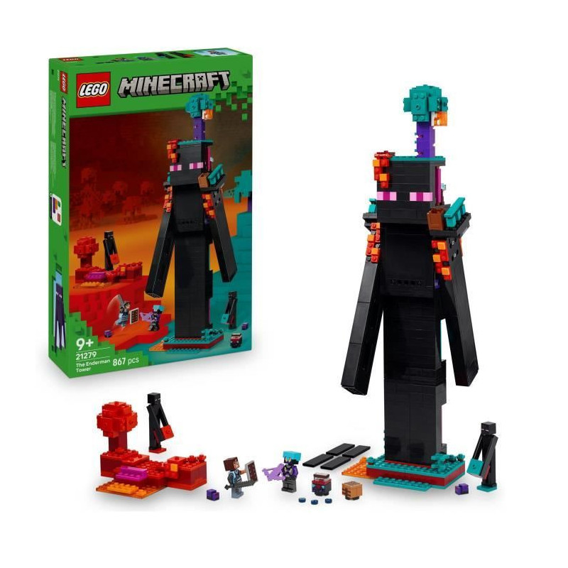 LEGO Minecraft 21279 Enderman's Tower - Building Set for Boys Ages 9 a