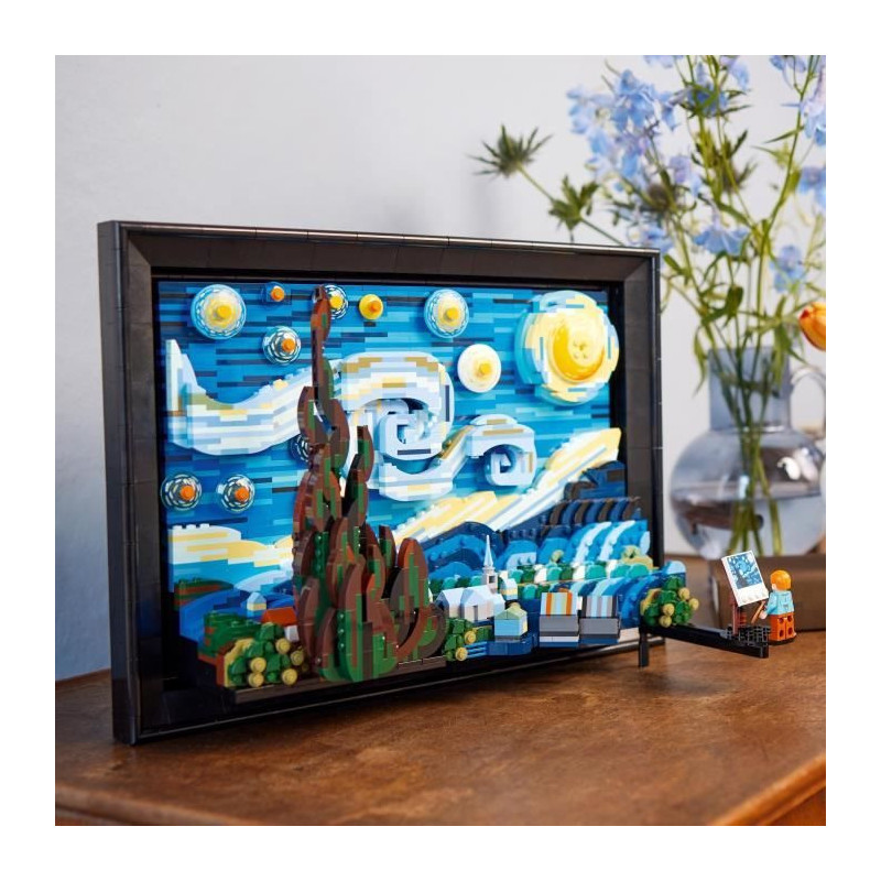LEGO Ideas 21333 Vincent Van Gogh - The Starry Night Canvas Art Print