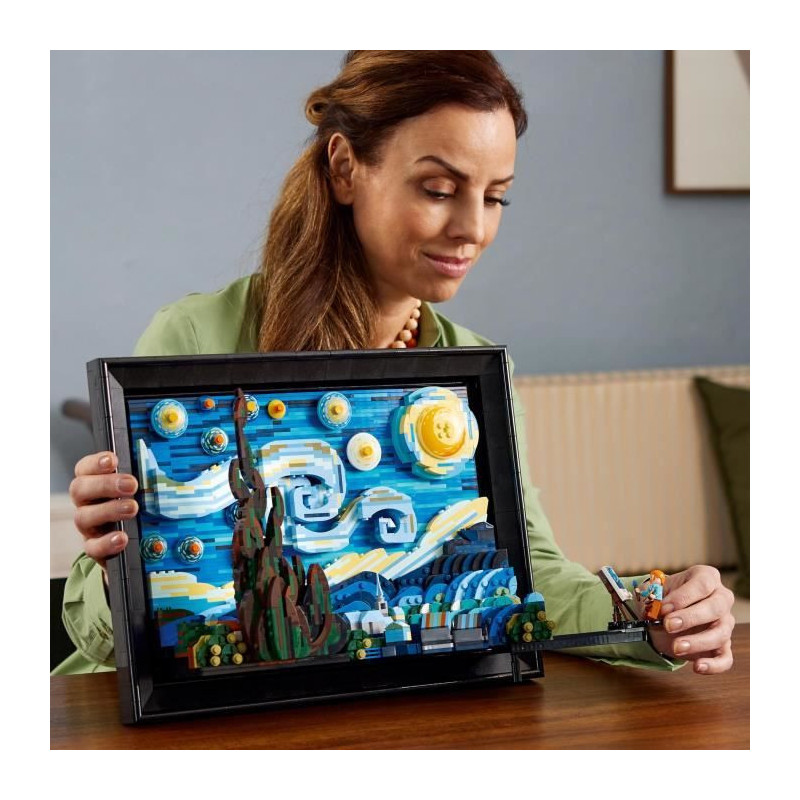 LEGO Ideas 21333 Vincent Van Gogh - The Starry Night Canvas Art Print