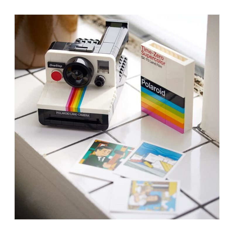 LEGO 21345 Ideas Polaroid OneStep SX-70 Camera, Building Model for Adu