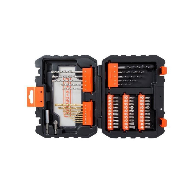 BLACK & DECKER Box 50 accessories drilling screw A7232