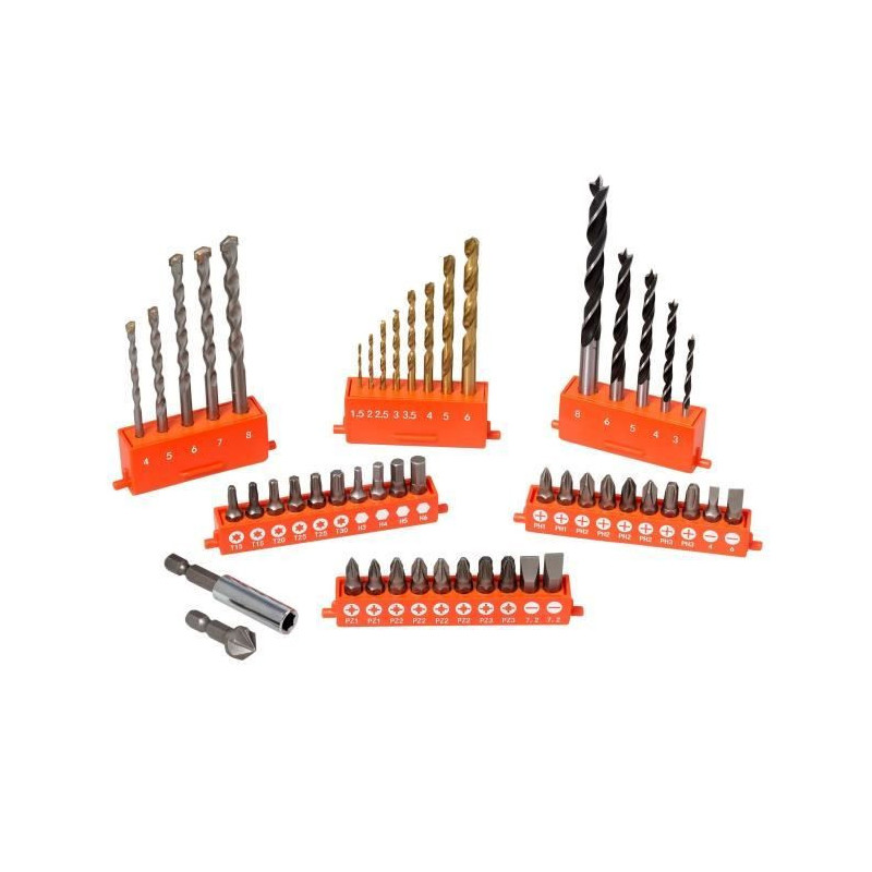 BLACK & DECKER Box 50 accessories drilling screw A7232