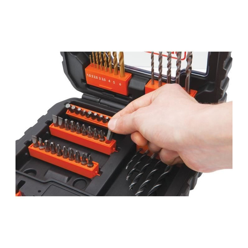 BLACK & DECKER Box 50 accessories drilling screw A7232