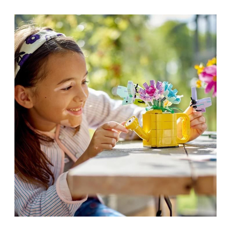 LEGO 31149 Creator 3in1 Flowers in the Watering Can, Children's Toy, w