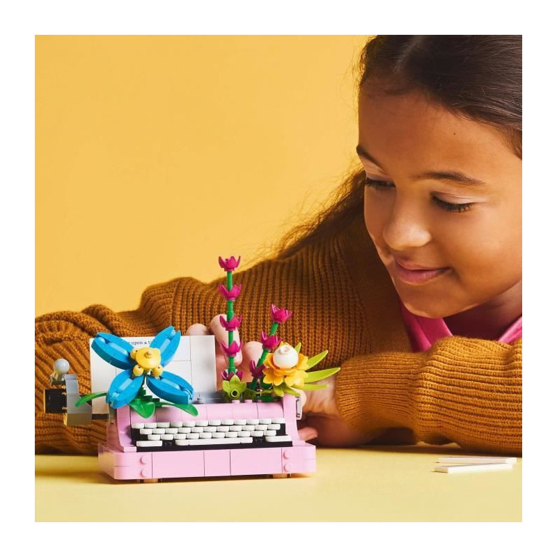 LEGO Creator 31169 3-in-1 Flower Typewriter - Game for Girls Ages 8 an