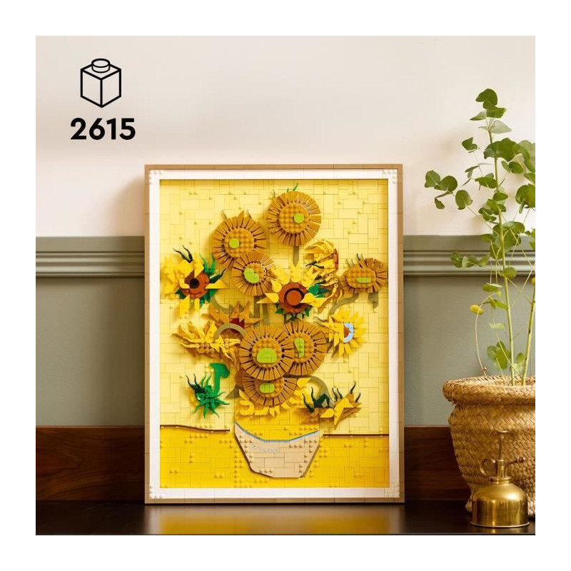 LEGO Art 31215 Vincent van Gogh – Sunflowers - Wall Art, Adult Const
