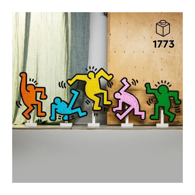 LEGO 31216 Art Keith Haring, Dancing Figures, Home Decor and Building