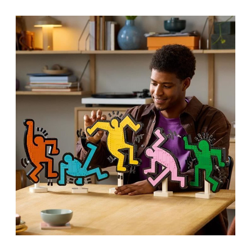 LEGO 31216 Art Keith Haring, Dancing Figures, Home Decor and Building