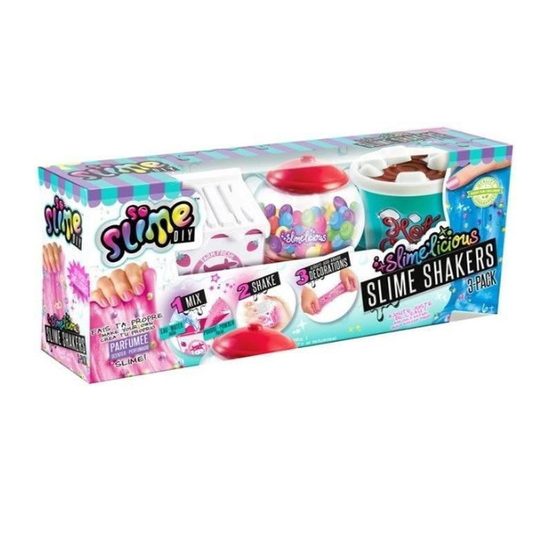 SLIMELICIOUS SLIME 3 SHAKERS PACK – CANAL TOYS