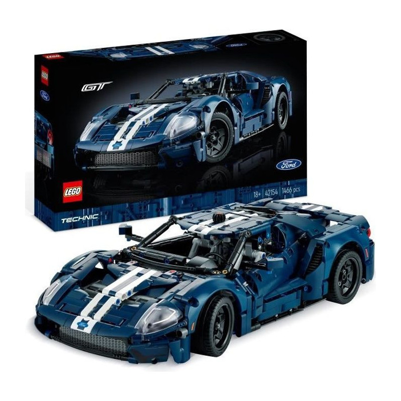 Lego Technic 42154 Ford GT 2022, car cover for adults, scale 1:12, adv