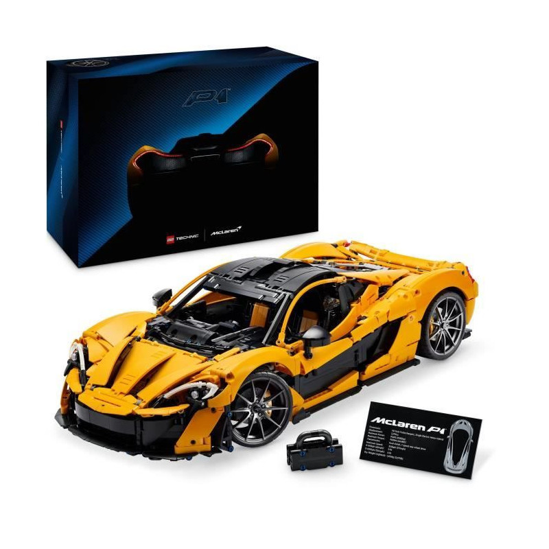 LEGO Technic 42172 McLaren P1 - Hypercar Model Kit for Adults with Veh