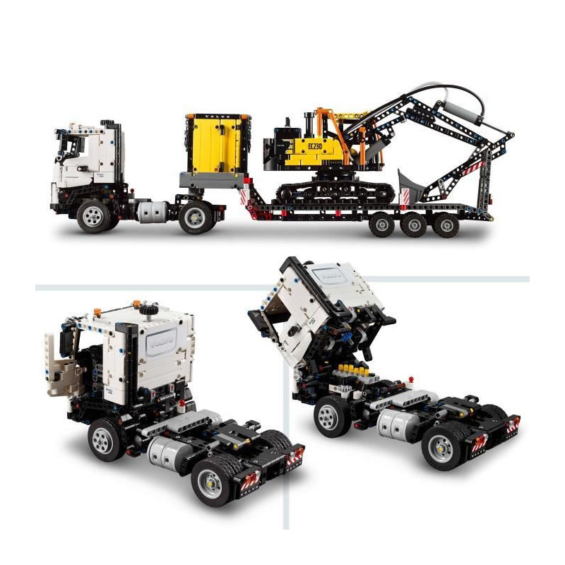 LEGO Technic 42175 Volvo FMX Truck & EC230 Electric Excavator - Vehicl