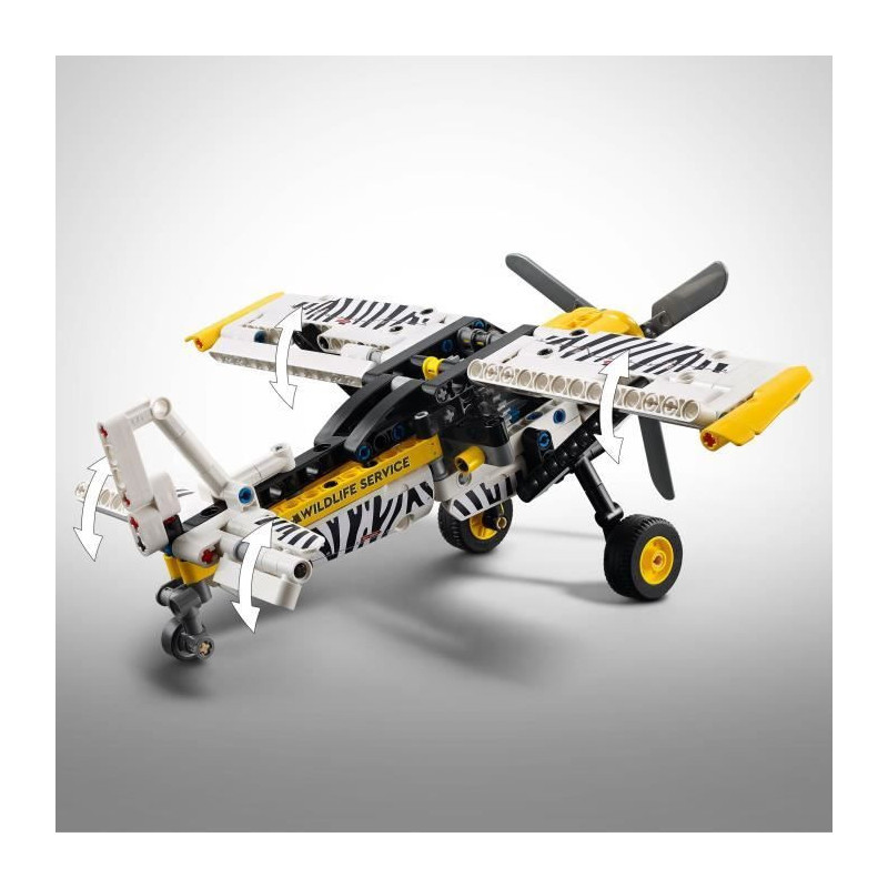 LEGO Technic 42198 Bush Plane - Building Set for Boys Ages 8 and Up