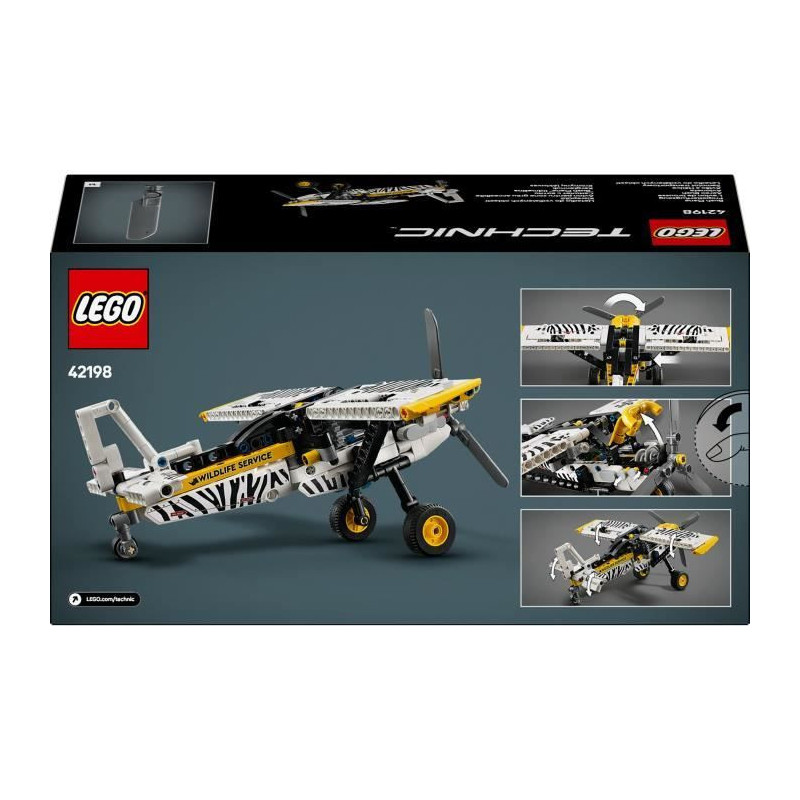LEGO Technic 42198 Bush Plane - Building Set for Boys Ages 8 and Up