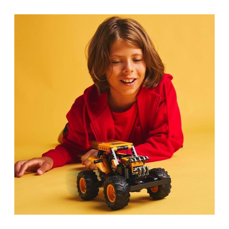LEGO Technic 42199 Monster Jam DIGatron Pull-Back Truck Model for Boys