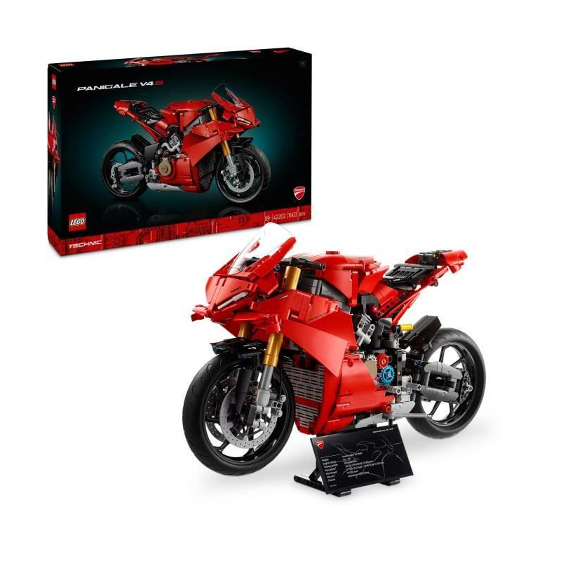 LEGO Technic 42202 The Ducati Panigale V4 S Motorcycle - Motorcycle to
