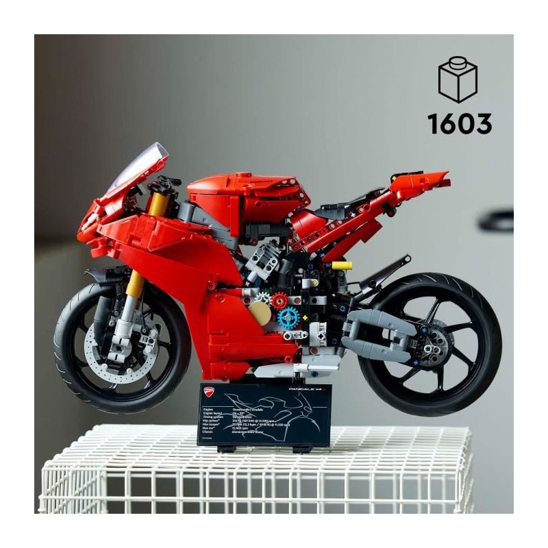 LEGO Technic 42202 The Ducati Panigale V4 S Motorcycle - Motorcycle to