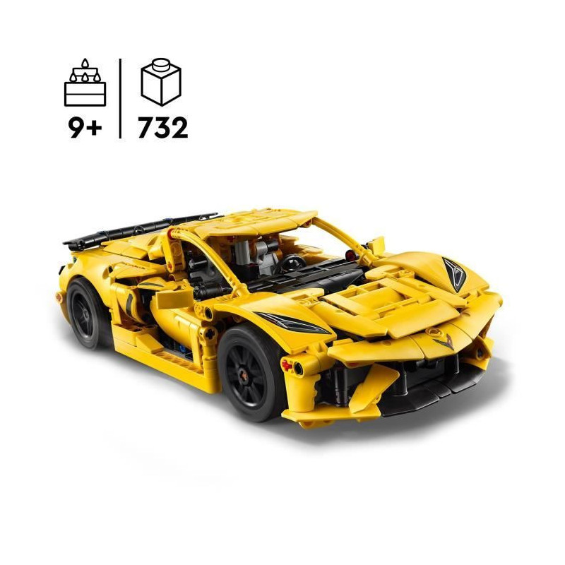 LEGO Technic 42205 Chevrolet Corvette Stingray - Sports Car for Boys A