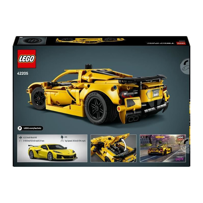 LEGO Technic 42205 Chevrolet Corvette Stingray - Sports Car for Boys A