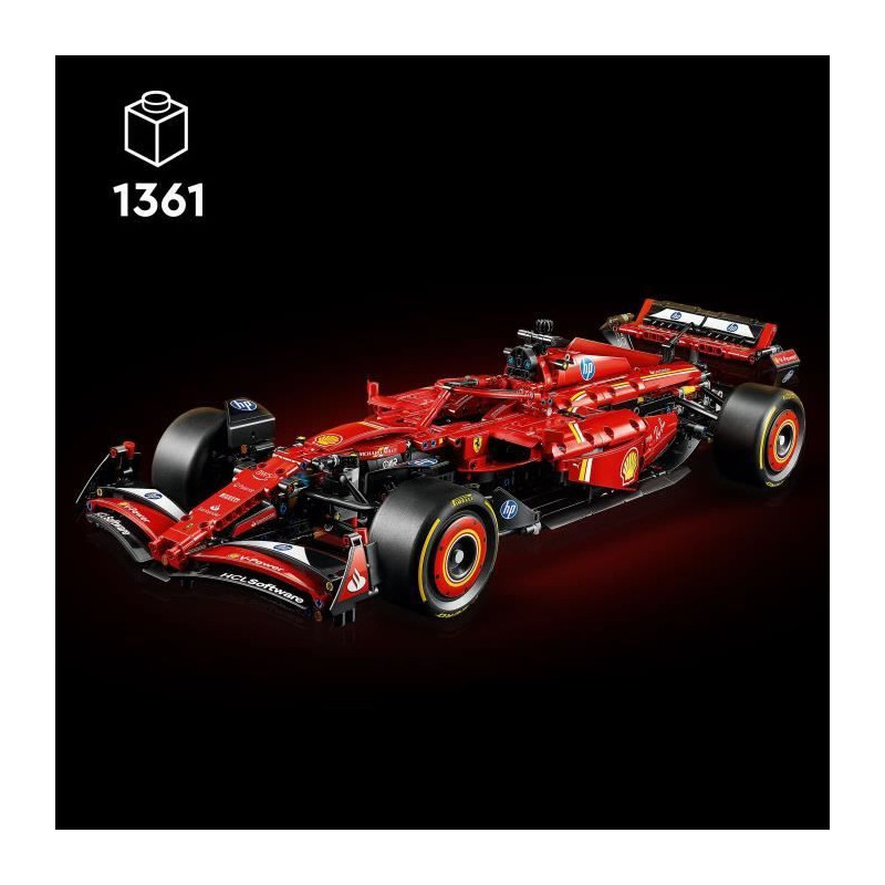 LEGO Technic 42207 F1 Ferrari SF-24 - Collector's car with V6 engine f