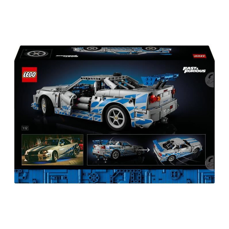 LEGO Technic 42210 Nissan Skyline GT-R (R34) 2 Fast 2 Furious Car - Ad