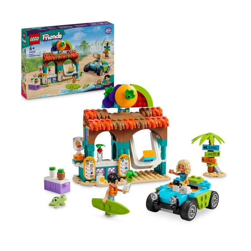LEGO Friends 42625 Beach Smoothie Bar - Drinks Set for Girls and Boys