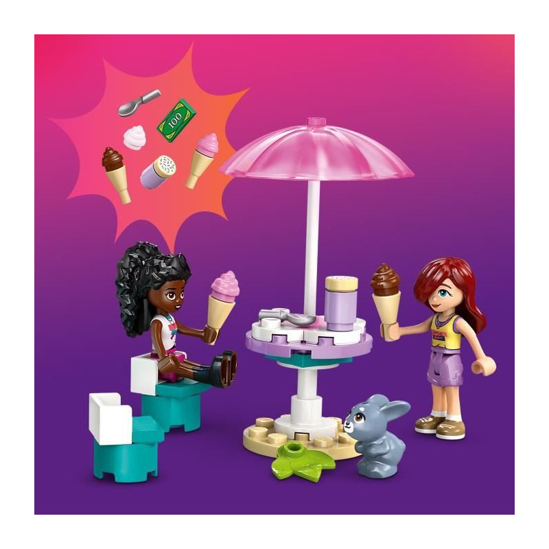 LEGO Friends 42644 Heartlake Ice Cream Truck - Building Toy for Ages 4