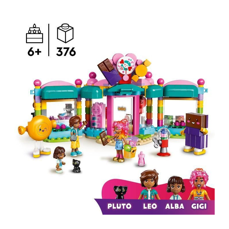 LEGO Friends 42649 Heartlake Candy Shop - Girls' Candy Shop